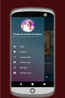 Fondos de Pantalla de Mujeres android App screenshot 7